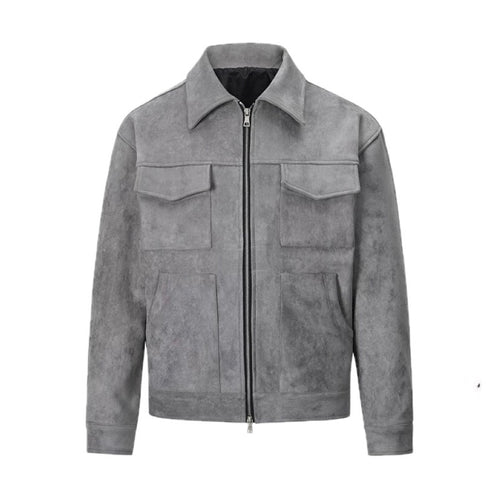 Leather Utility Jacket