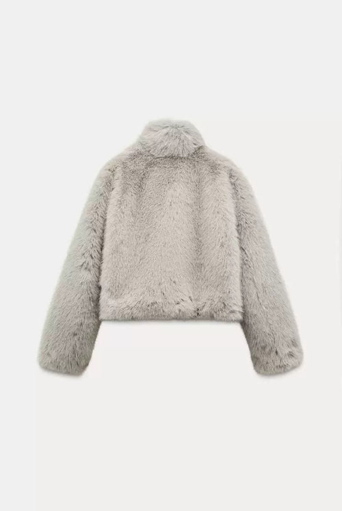 Fluffy Collar Jacket