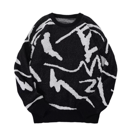 Graphic Knit Sweater