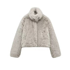 Fluffy Collar Jacket