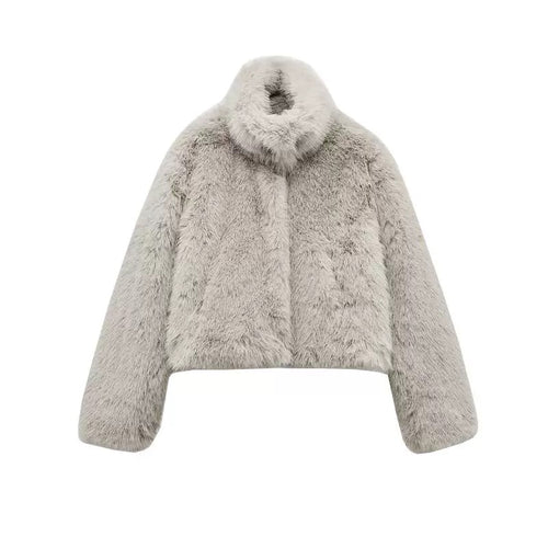 Fluffy Collar Jacket