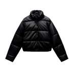 Leather Puffer