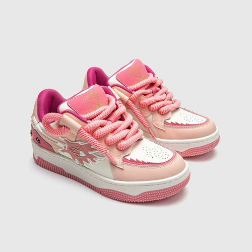 Pink Flame Sneaker